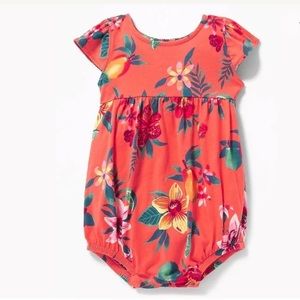 Printed Jersey Bubble One-Piece (0-3 Months)